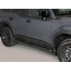 Estribos tubo Inox 76mm con pisantes LAND CRUISER J250 2024-