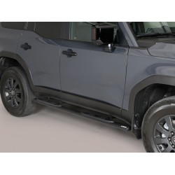 Estribos tubo Inox ovalados con pisantes LAND CRUISER J250 2024-