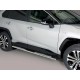 Estribos tubo Inox ovalados con pisantes RAV4 2019-