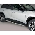 Estribos tubo Inox ovalados con pisantes RAV4 2019-