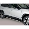 Estribos tubo Inox ovalados con pisantes RAV4 2019-