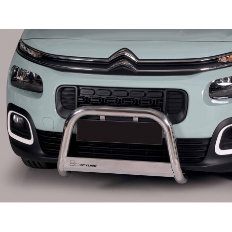 Defensa central Inox 63mm con CE BERLINGO MULTISPACE 2018-