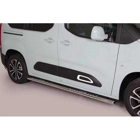 Estribos tubo Inox ovalados con pisantes BERLINGO MULTISPACE 2018-