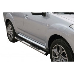 Estribos tubo Inox 76mm con pisantes C-CROSSER 2007-