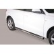 Estribos tubo Inox 76mm con pisantes AUDI Q5 2008-2017