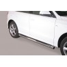 Estribos tubo Inox 76mm con pisantes AUDI Q5 2008-2017