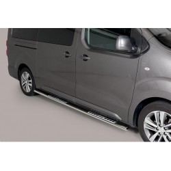 Estribos tubo Inox ovalados con pisantes JUMPY 2016-(LWB)