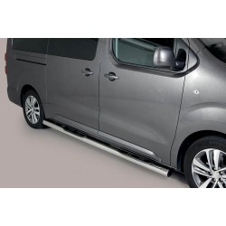 Estribos tubo Inox 76mm con pisantes JUMPY 2016-(LWB)