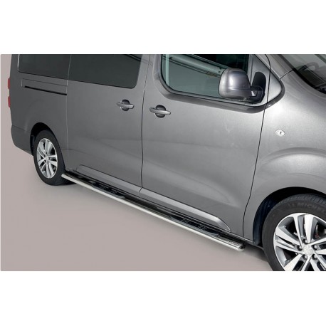 Estribos tubo Inox ovalados con pisantes JUMPY 2016-(LWB)