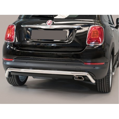 Protector tubo Inox 50mm paragolpes trasero 500X 2014-