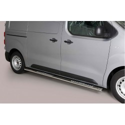Estribos tubo Inox ovalados con pisantes SCUDO 2022-(MWB)