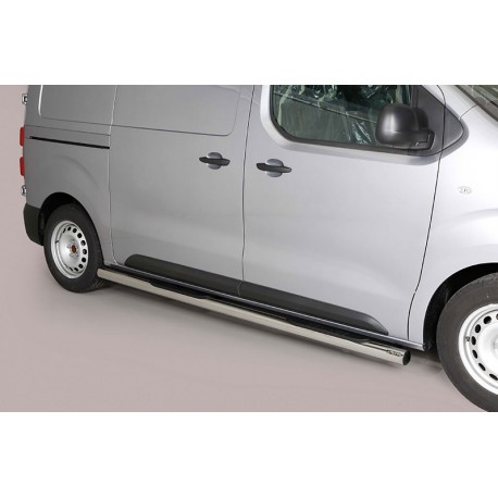 Estribos tubo Inox 76mm con pisantes SCUDO 2022-(MWB)