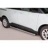 Estribos tubo Inox 76mm con pisantes TRANSIT COURIER 2024-