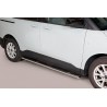 Estribos tubo Inox ovalados con pisantes TRANSIT COURIER 2024-