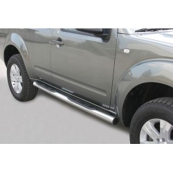 Estribos tubo Inox 76mm con pisantes PATHFINDER R51 2005-2010