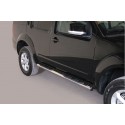 Estribos tubo Inox 76mm con pisantes PATHFINDER R51 2010-