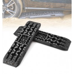 Planchas desatasco 4x4 Negras con base para gato