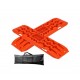 Planchas desatasco 4x4 Negras con base para gato